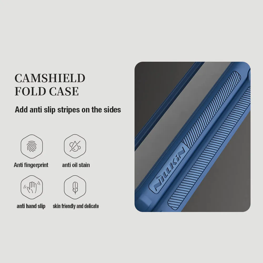 Futrola Nillkin CamShield Fold Case za Samsung F946B Galaxy Z Fold 5 5G teget