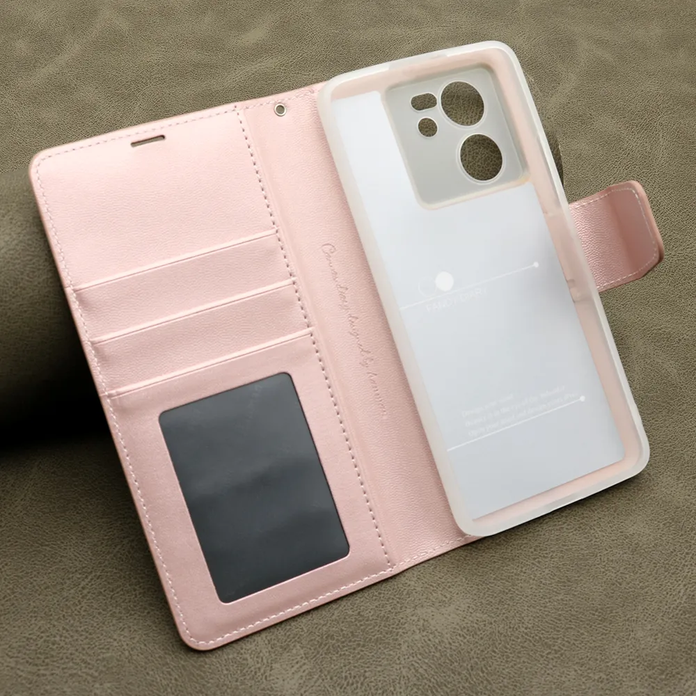 Futrola BI FOLD HANMAN II za Xiaomi 13T/13T pro svetlo roze
