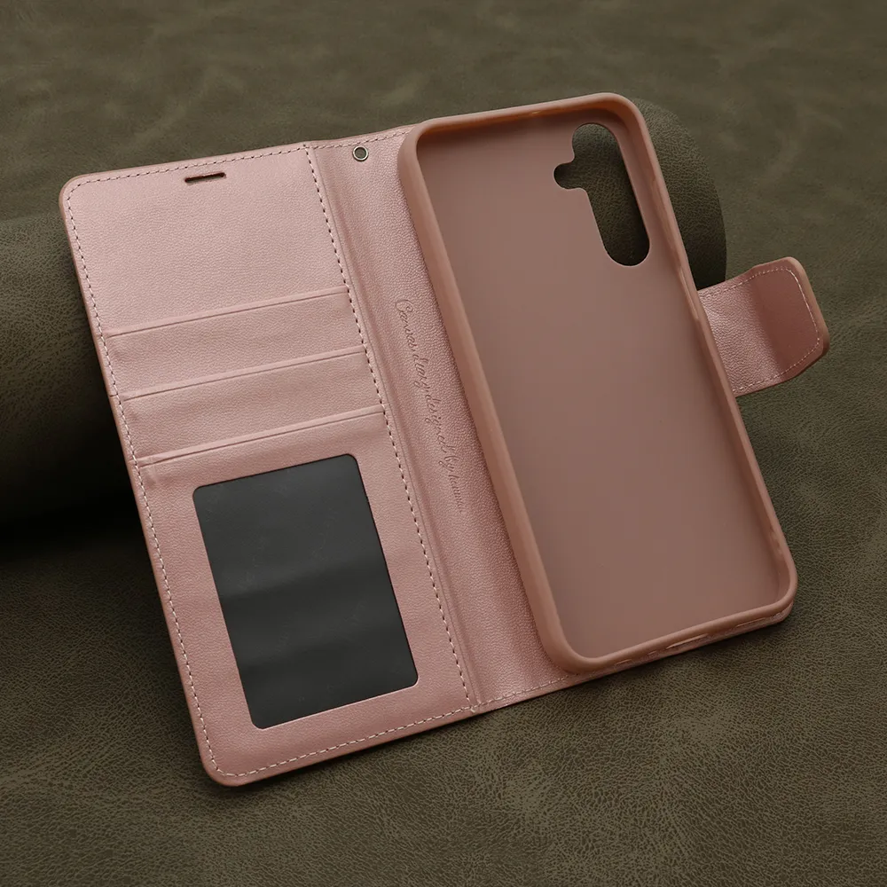 Futrola BI FOLD HANMAN II za Samsung A256B Galaxy A25 5G svetlo roze