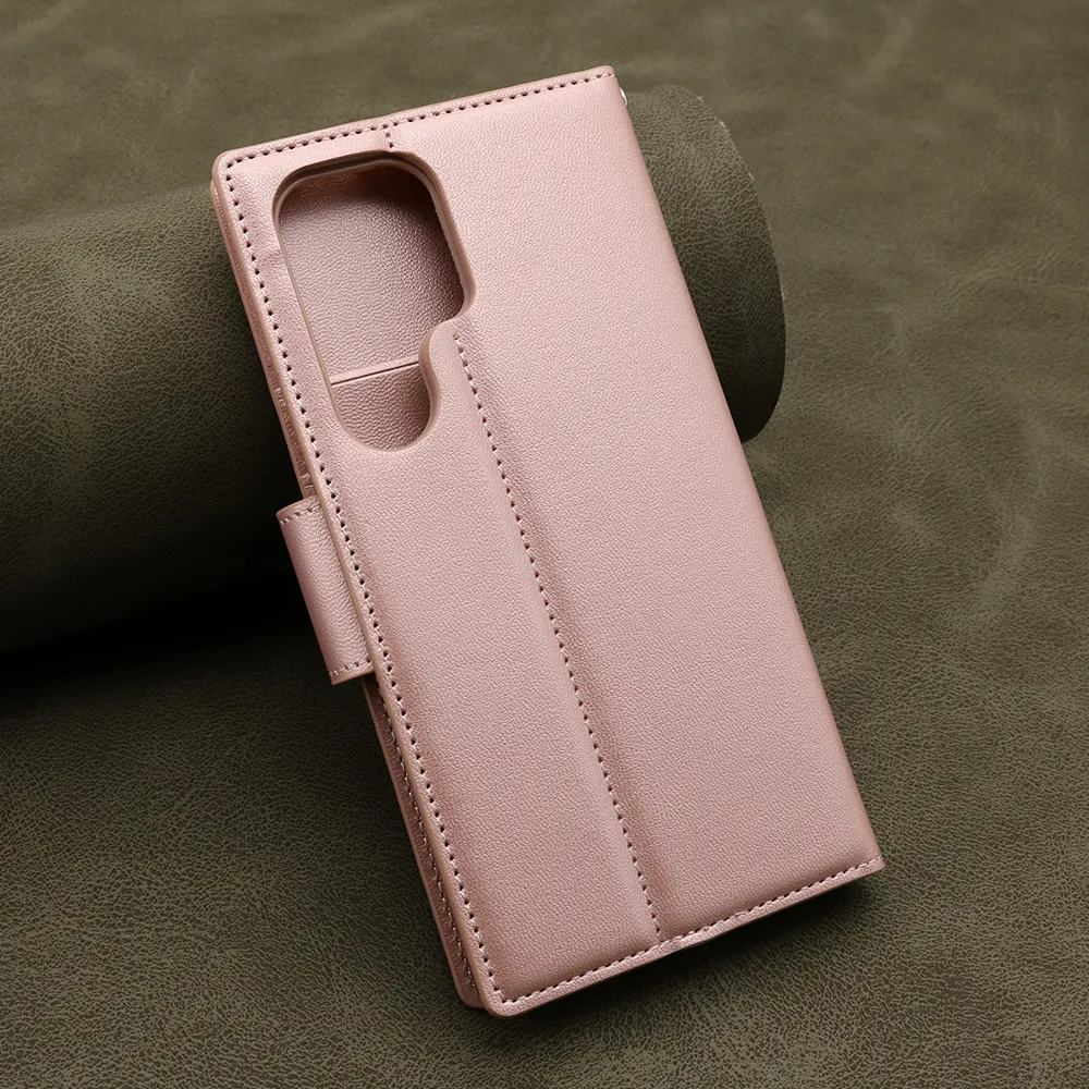 Futrola BI FOLD HANMAN II za Samsung S928B Galaxy S24 Ultra 5G svetlo roze
