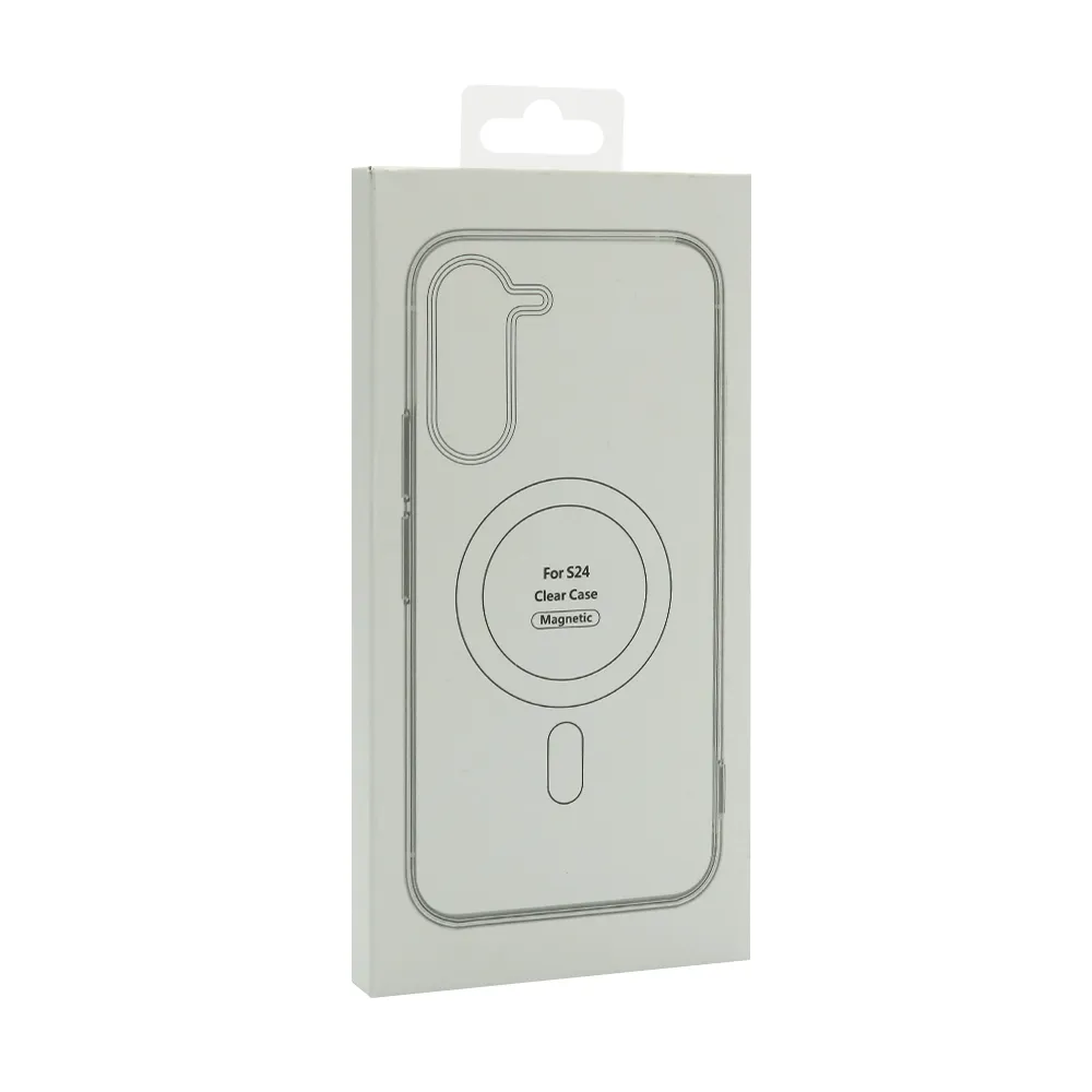 Futrola silikon MAGNETIC CONNECTION za Samsung S921B Galaxy S24 5G providna (bela)
