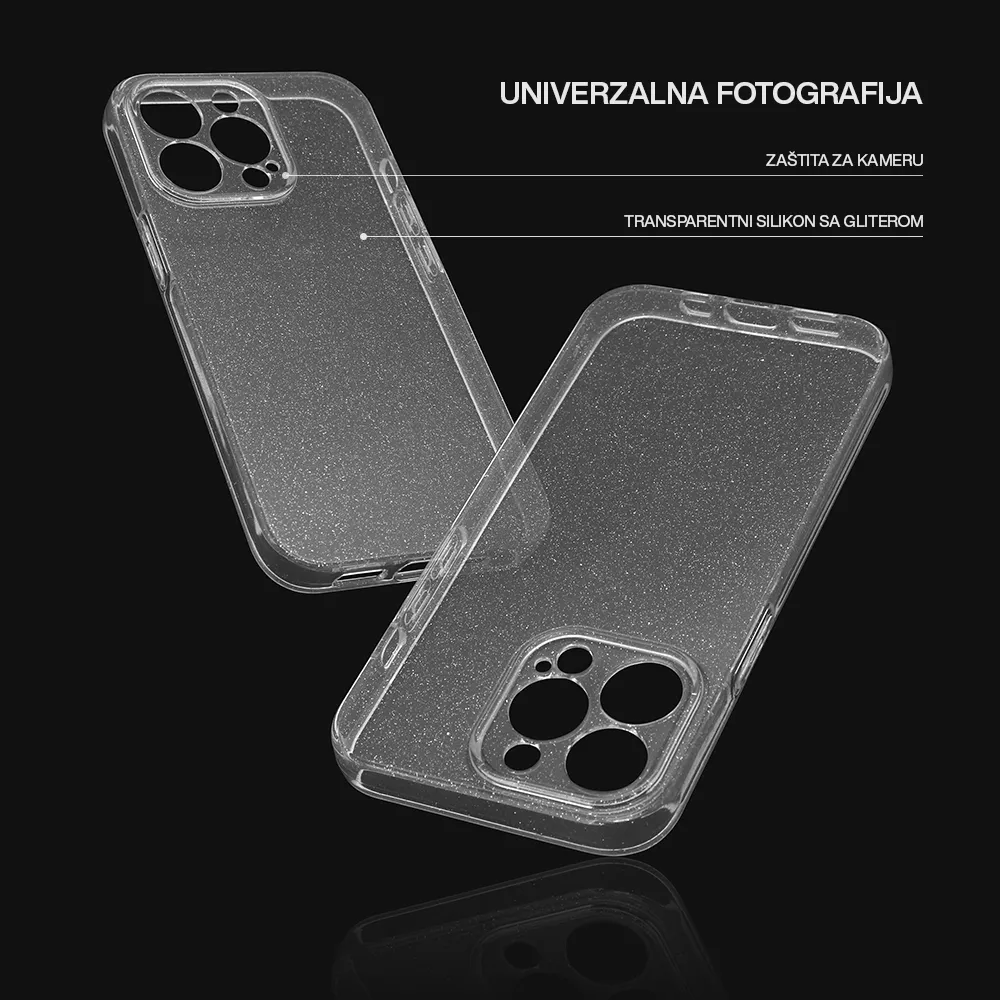 Futrola SPARKLING za iPhone 13 Pro Max (6.7) providna