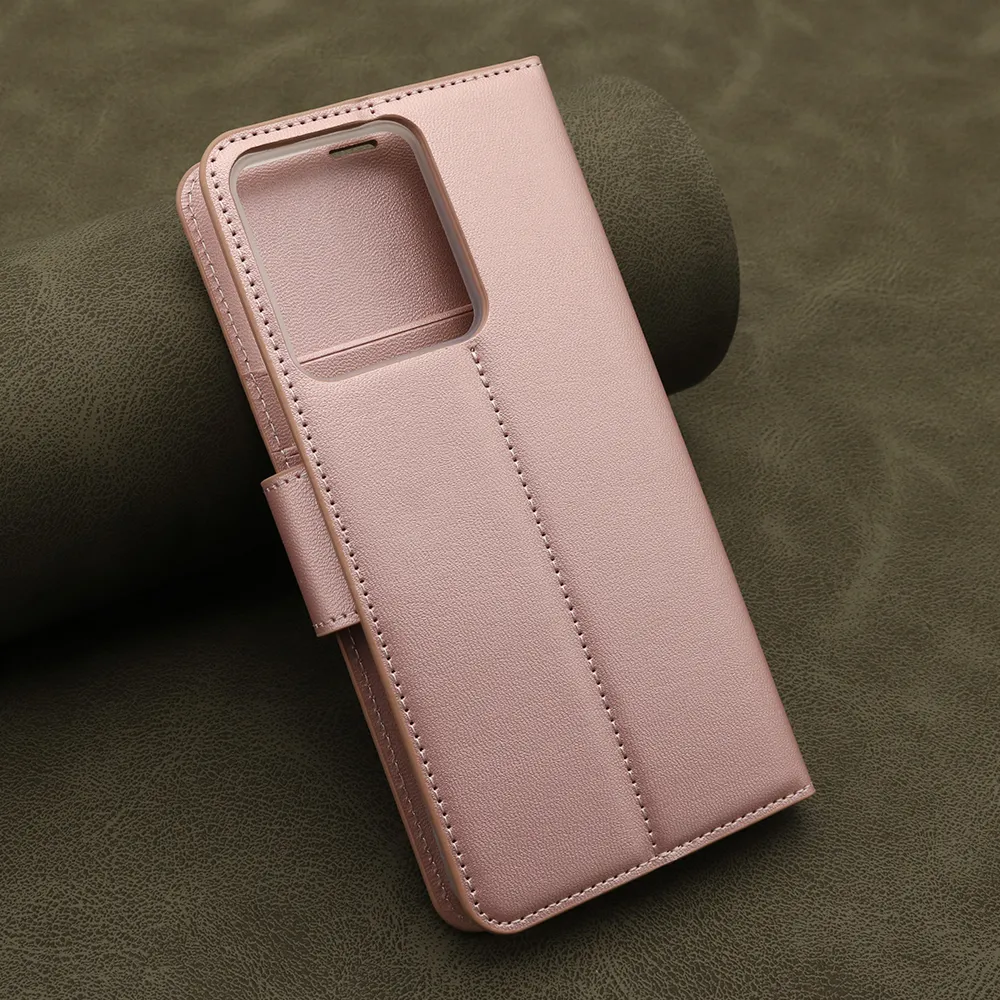 Futrola BI FOLD HANMAN II za Xiaomi Redmi 13C/Poco C65 pro svetlo roze