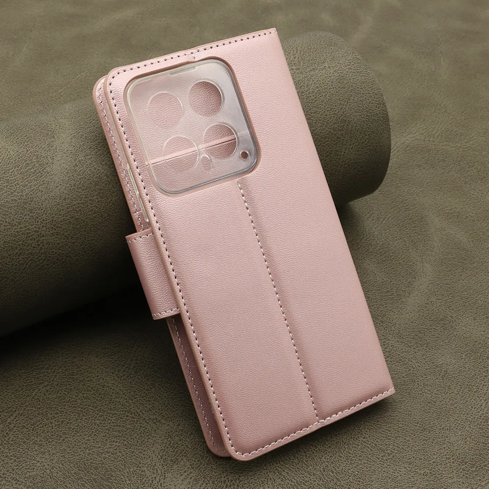 Futrola BI FOLD HANMAN II za Xiaomi 14 svetlo roze
