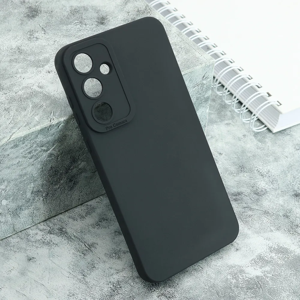 Futrola Silikon Pro Camera za Samsung A556B Galaxy A55 5G crna