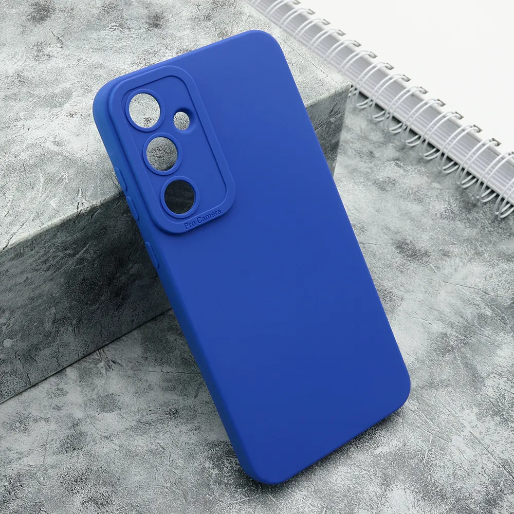 Futrola Silikon Pro Camera za Samsung A556B Galaxy A55 5G tamno plava