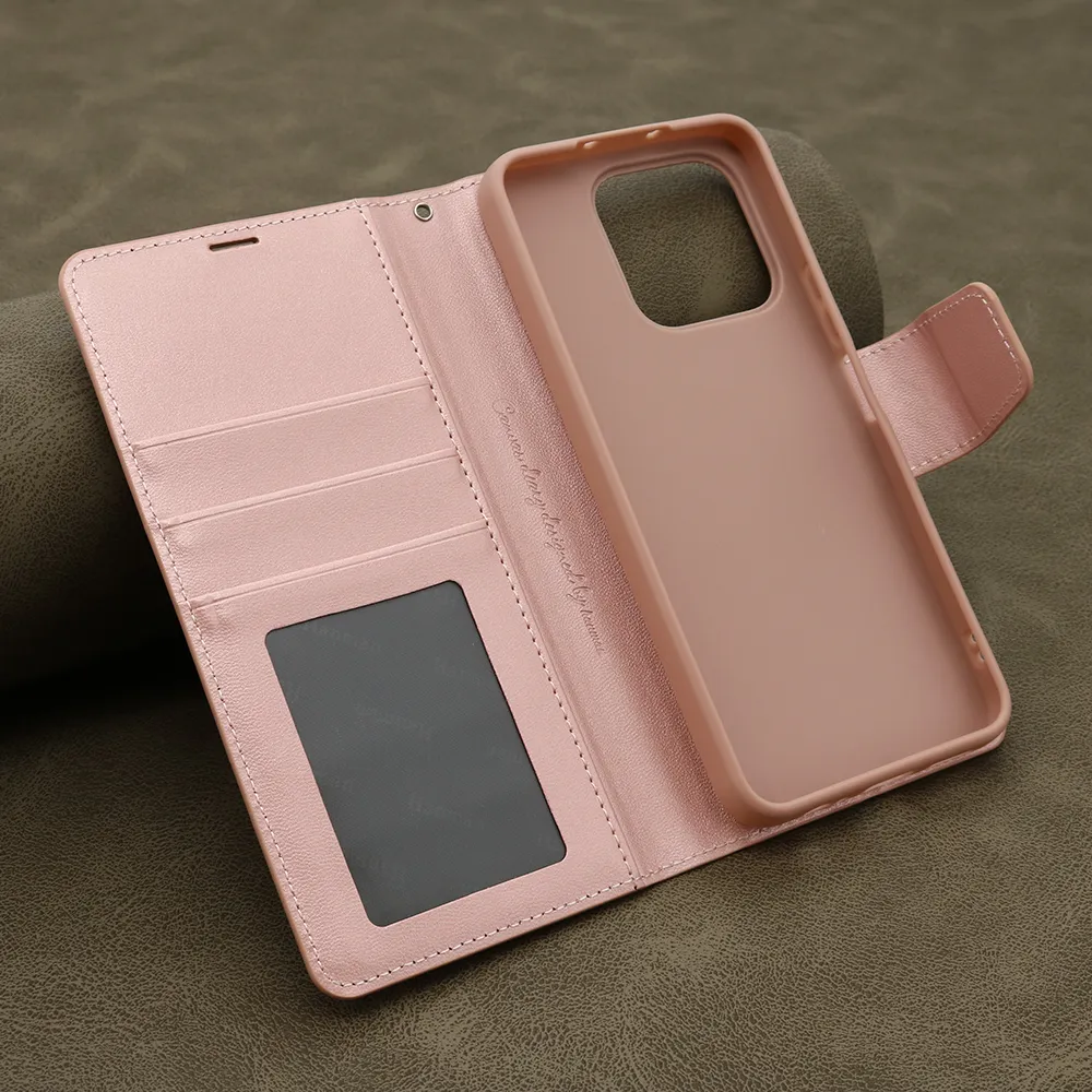 Futrola BI FOLD HANMAN II za Honor X6b svetlo roze