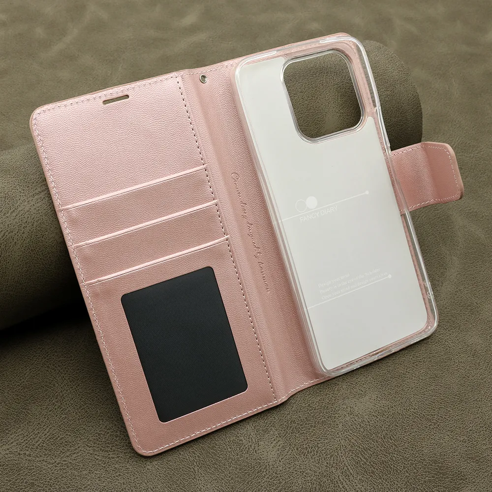 Futrola BI FOLD HANMAN II za Honor X8b svetlo roze