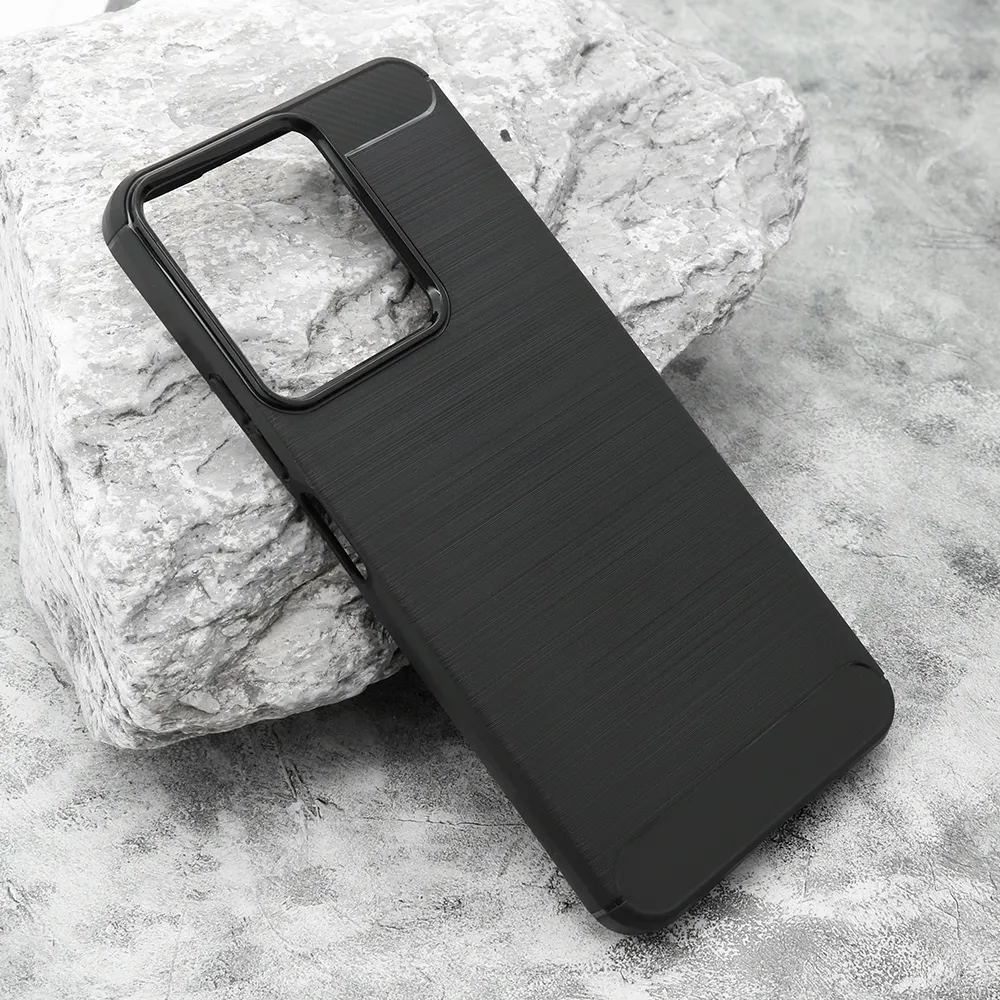 Futrola silikon BRUSHED za Xiaomi Redmi 13C/Poco C65 pro crna