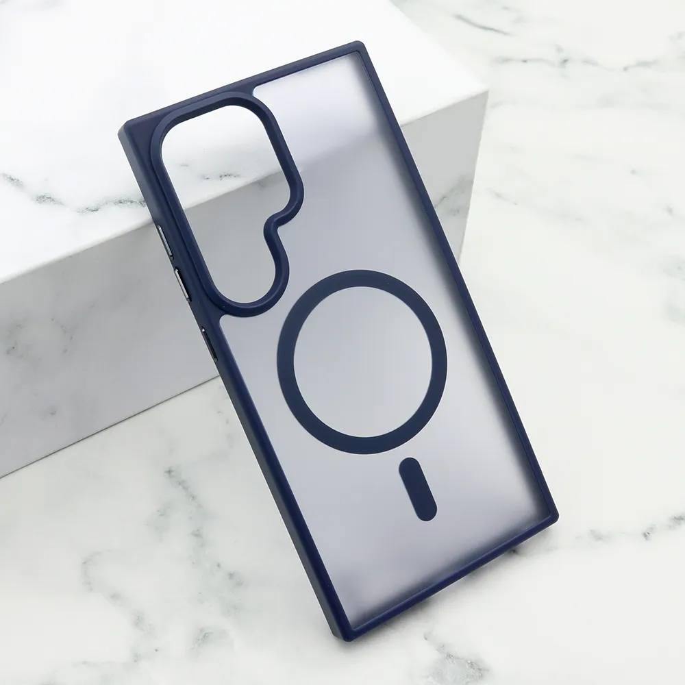 Futrola SILKY MAGSAFE za Samsung S928B Galaxy S24 Ultra 5G plava