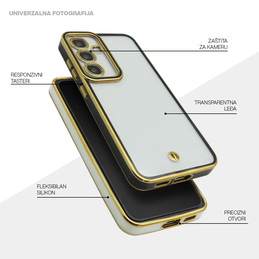 Futrola SPACE EDGE za Xiaomi Redmi Note 13 4G crna