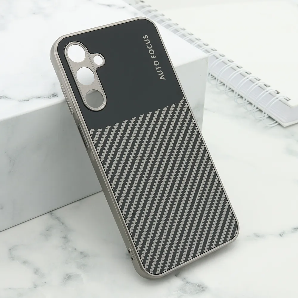 Futrola CARBON LINES za Samsung A256B Galaxy A25 5G siva