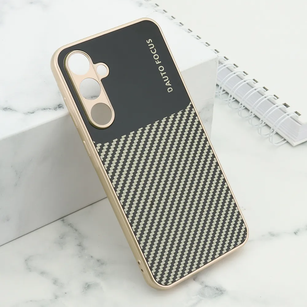 Futrola CARBON LINES za Samsung A556B Galaxy A55 5G zlatna