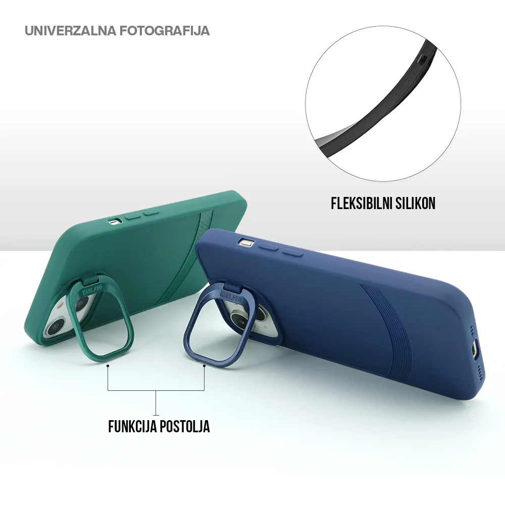 Futrola CAMERA HOLDER za iPhone 14 Pro (6.1) ljubicasta