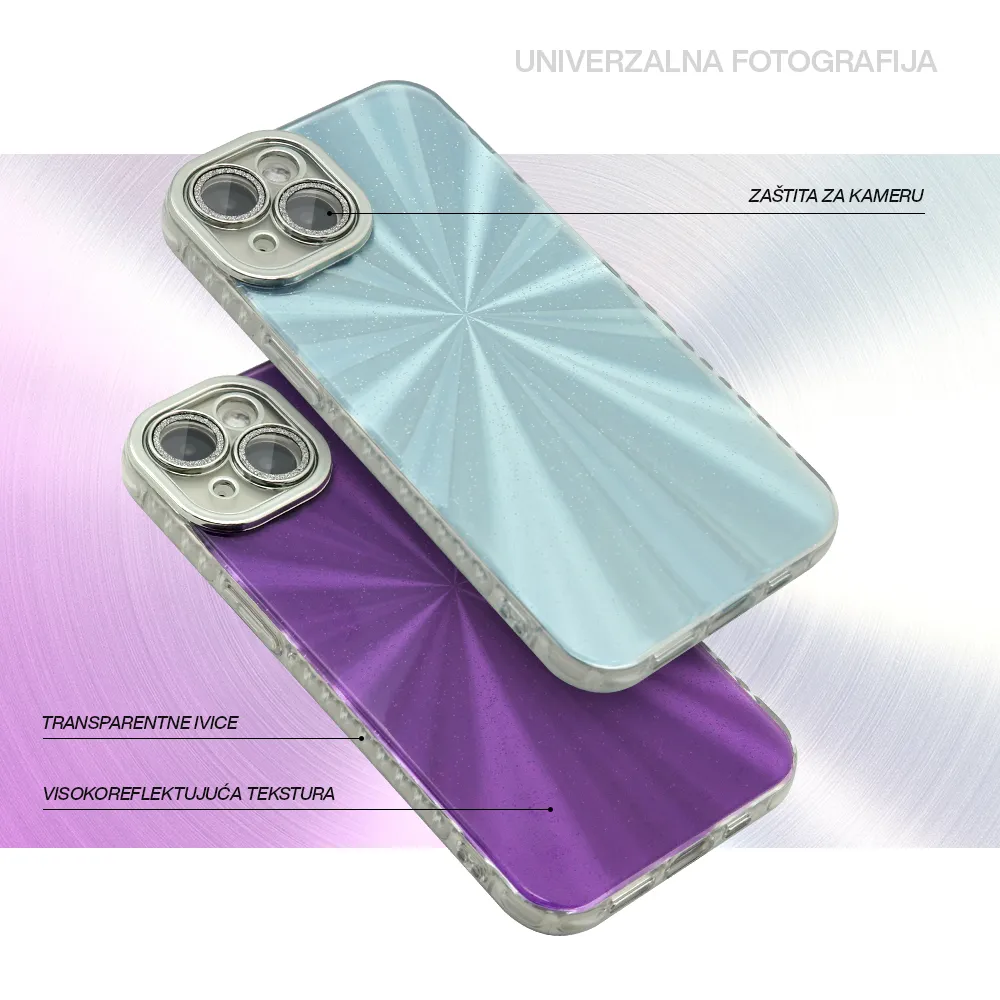 Futrola SPARKLING SHINE za iPhone 14 Pro (6.1) ljubicasta