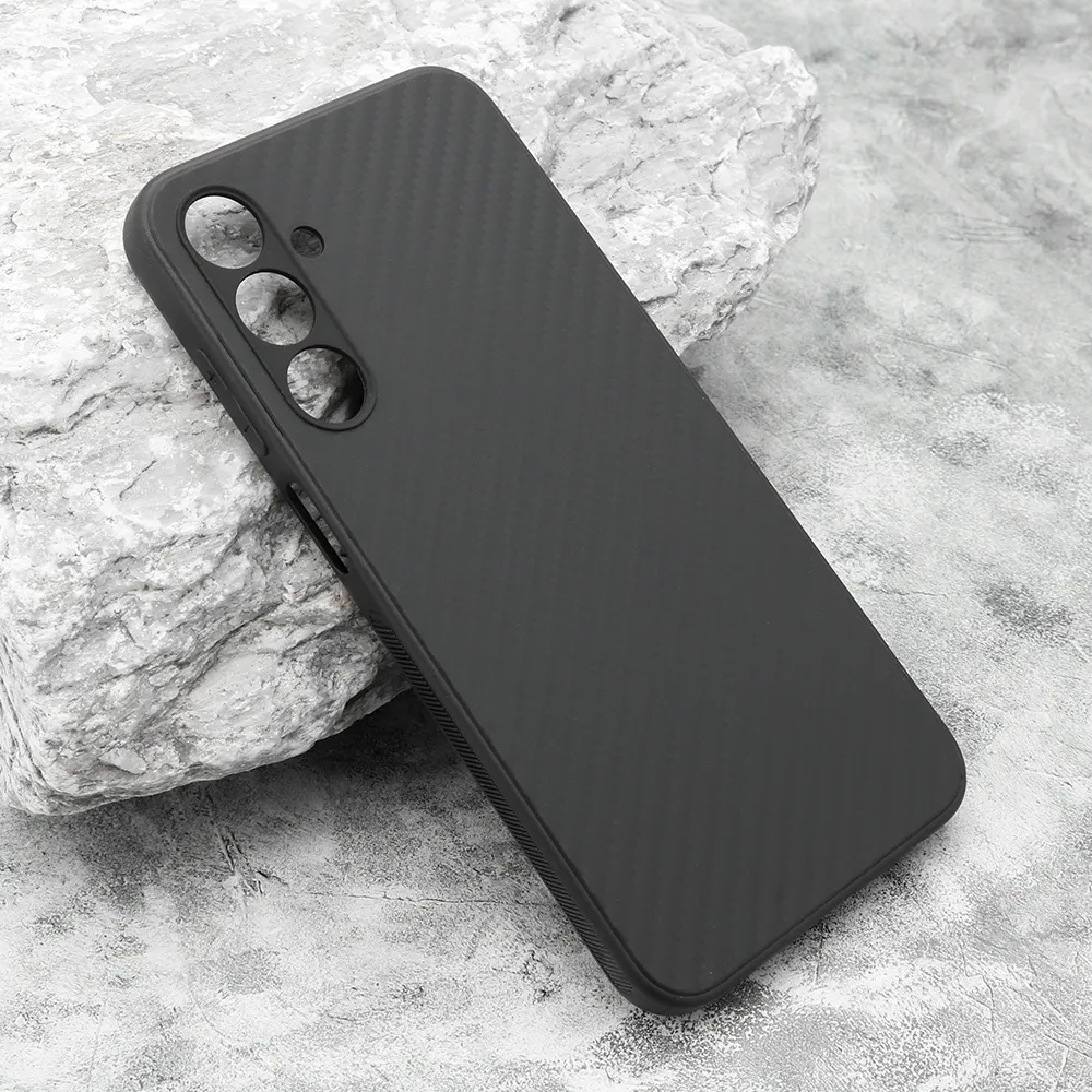 Futrola silikon CARBON LIGHT za Samsung A256B Galaxy A25 5G crna