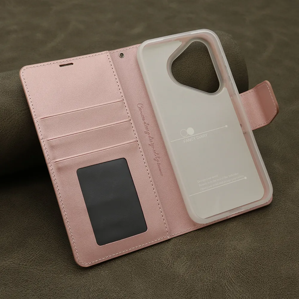 Futrola BI FOLD HANMAN II za Huawei Pura 70 svetlo roze