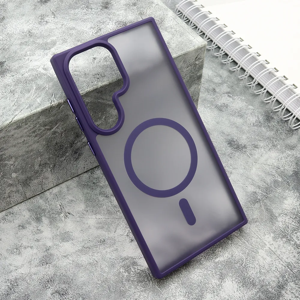 Futrola SILKY MAGSAFE MATTE za Samsung S918B Galaxy S23 Ultra ljubicasta