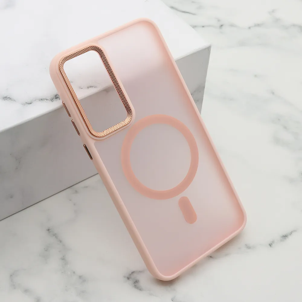 Futrola SILKY MAGSAFE za Samsung A556B Galaxy A55 5G roze