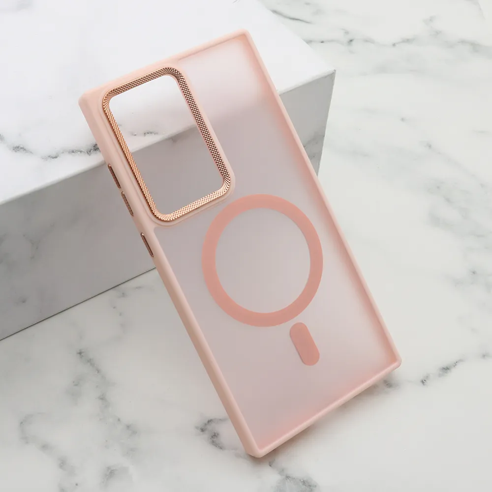 Futrola SILKY MAGSAFE II za Samsung S918B Galaxy S23 Ultra roze