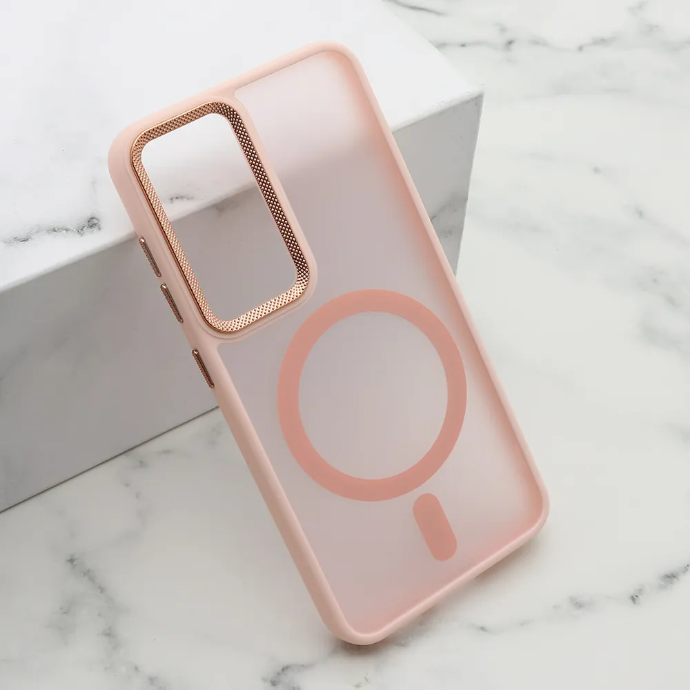 Futrola SILKY MAGSAFE za Samsung S921B Galaxy S24 5G roze