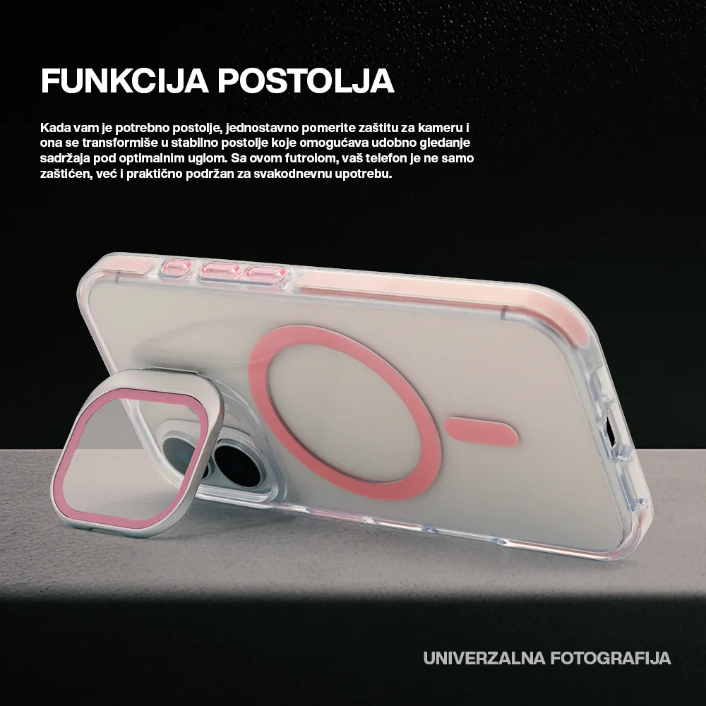 Futrola CAMERA EDGE MagSafe za iPhone 16 Pro Max (6.9) zlatna