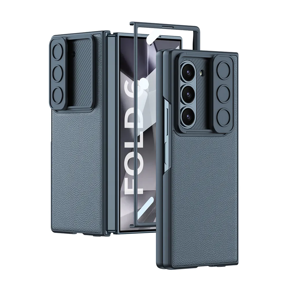 Futrola CAMERA SWIPE za Samsung F956B Galaxy Z Fold 6 5G plava