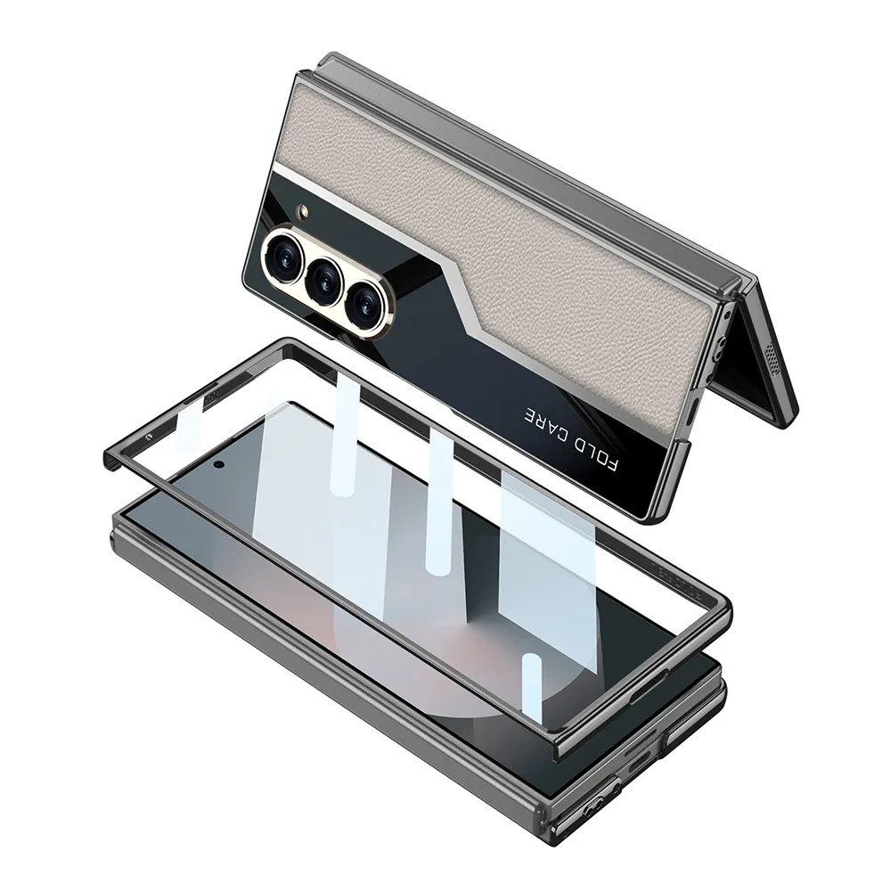 Futrola LEATHER STYLE za Samsung F956B Galaxy Z Fold 6 5G crvena