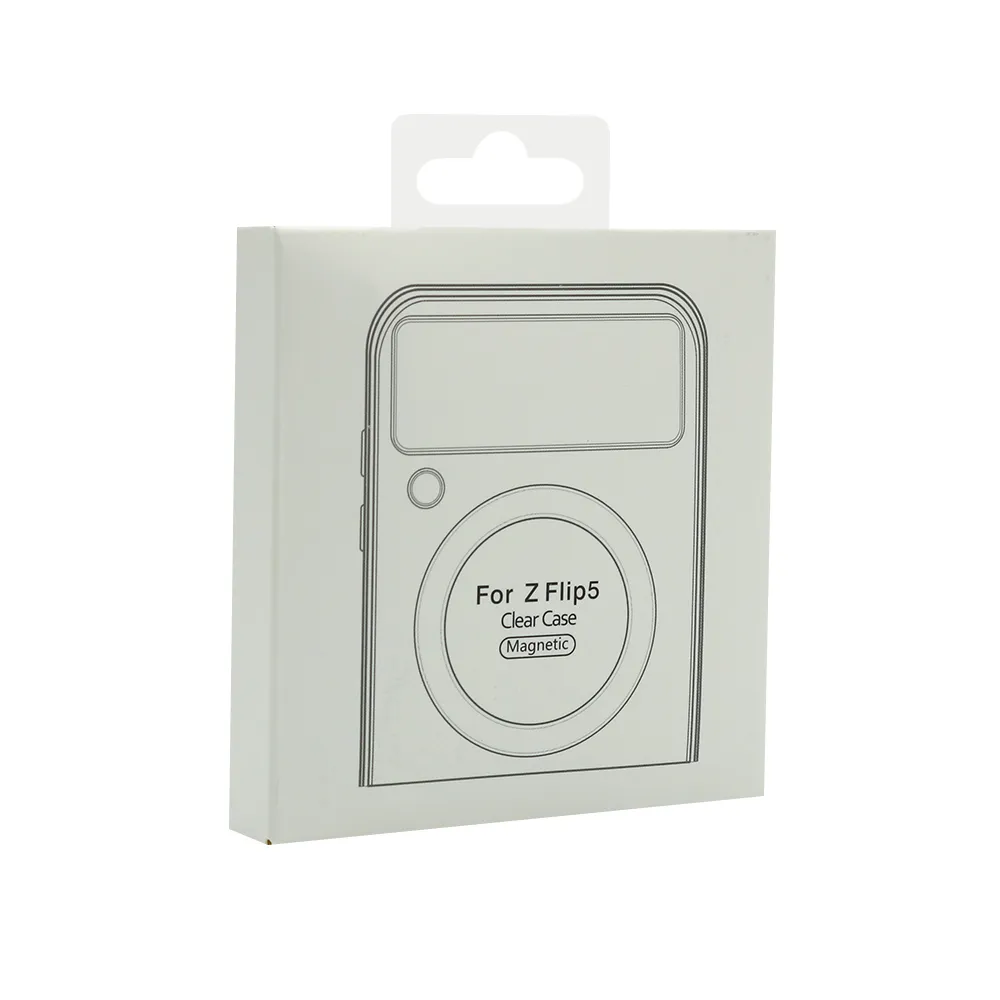 Futrola STANDARD MagSafe za Samsung Z Flip 6 providna (bela)