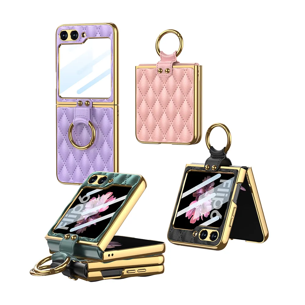 Futrola RHOMBUS za Samsung F741B Galaxy Z Flip 6 5G roze