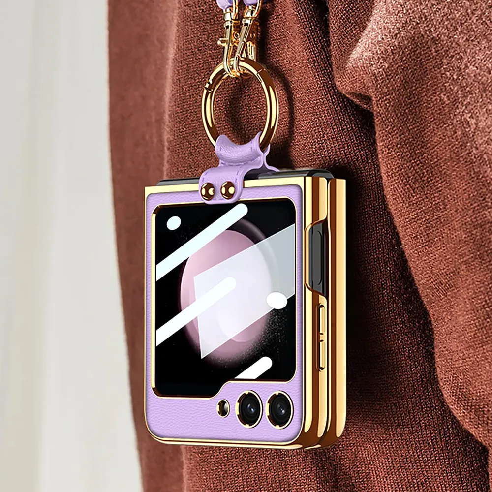 Futrola GOLD EDGE za Samsung F741B Galaxy Z Flip 6 5G zelena