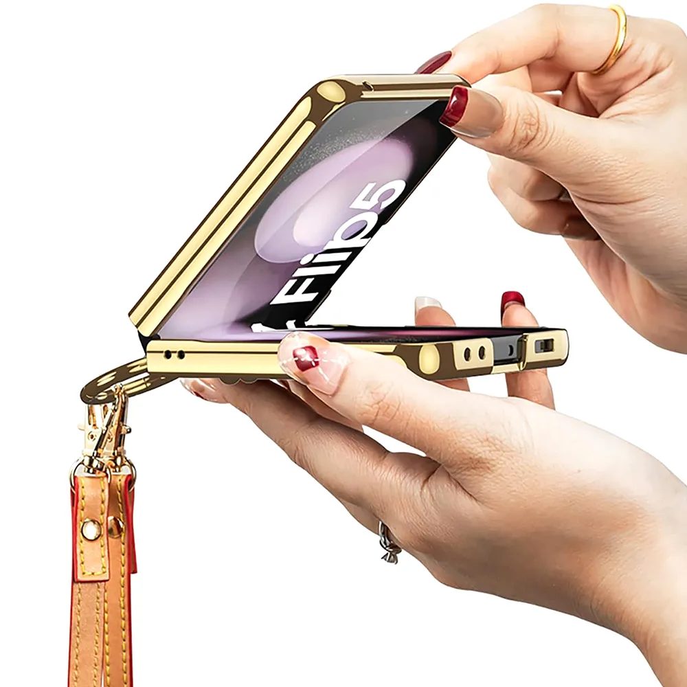 Futrola GOLD EDGE za Samsung F741B Galaxy Z Flip 6 5G crna