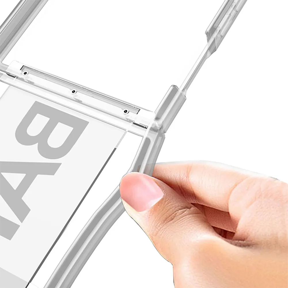 Futrola CLEAR STRAP za Samsung F741B Galaxy Z Flip 6 5G narandzasta