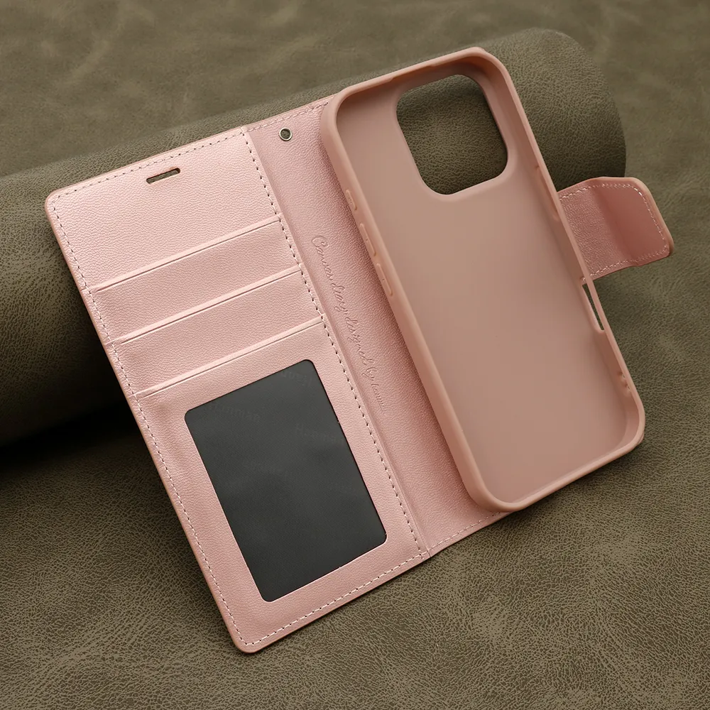 Futrola BI FOLD HANMAN II za iPhone 16 Pro (6.3) svetlo roze