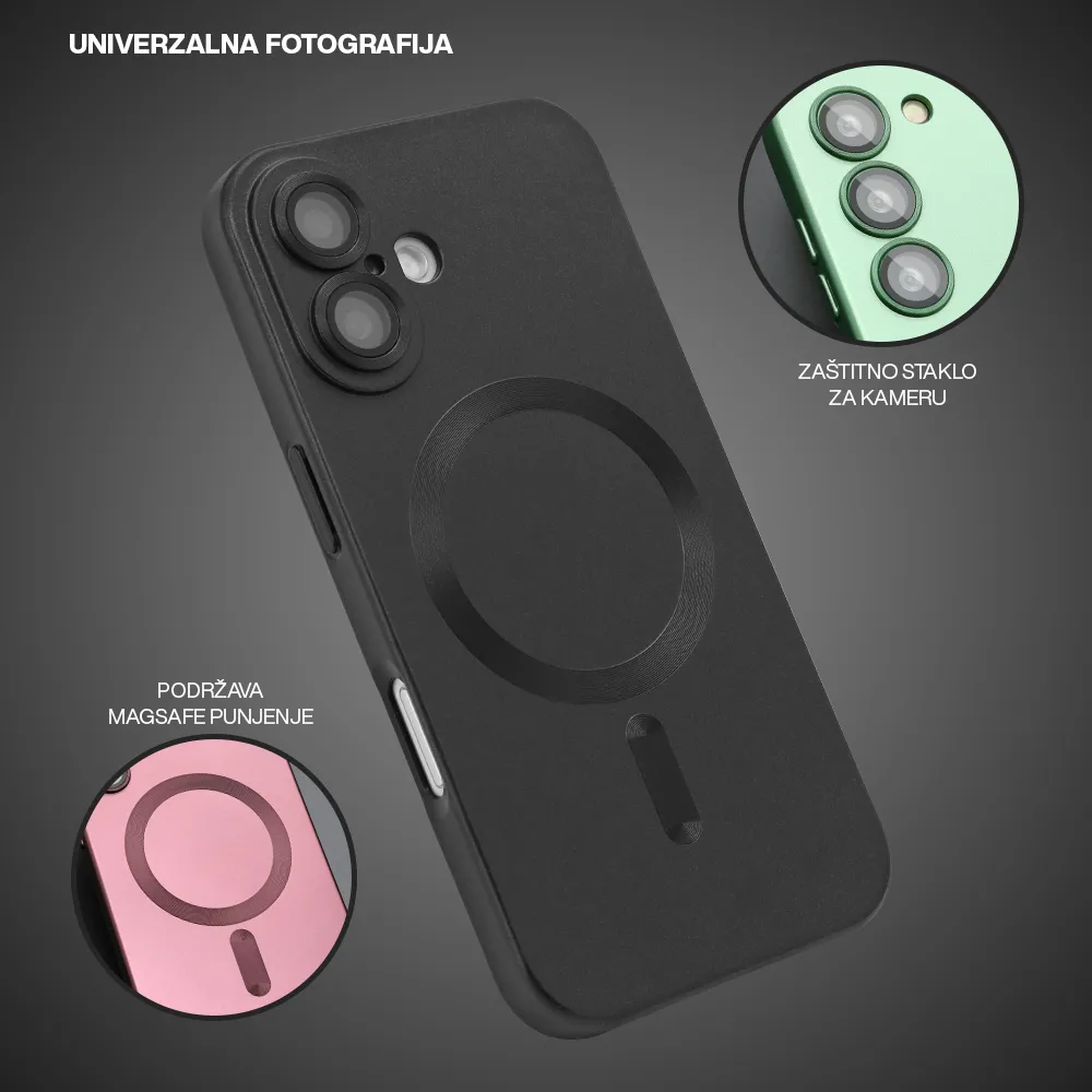 Futrola ELEGANT MAGSAFE za iPhone 16 Pro Max (6.9) roze