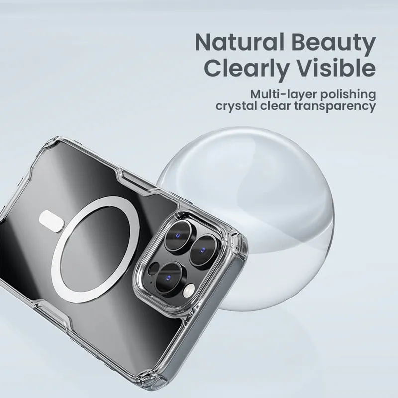 Futrola NILLKIN Nature Pro Magnetic za iPhone 16 Pro (6.3) bela
