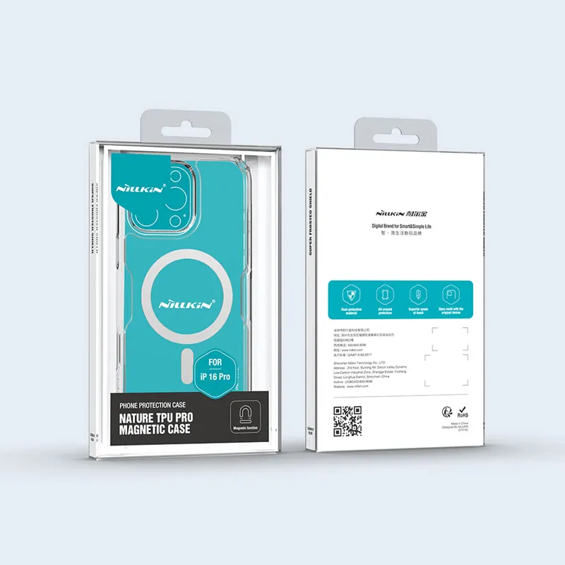 Futrola NILLKIN Nature Pro Magnetic za iPhone 16 Pro (6.3) bela