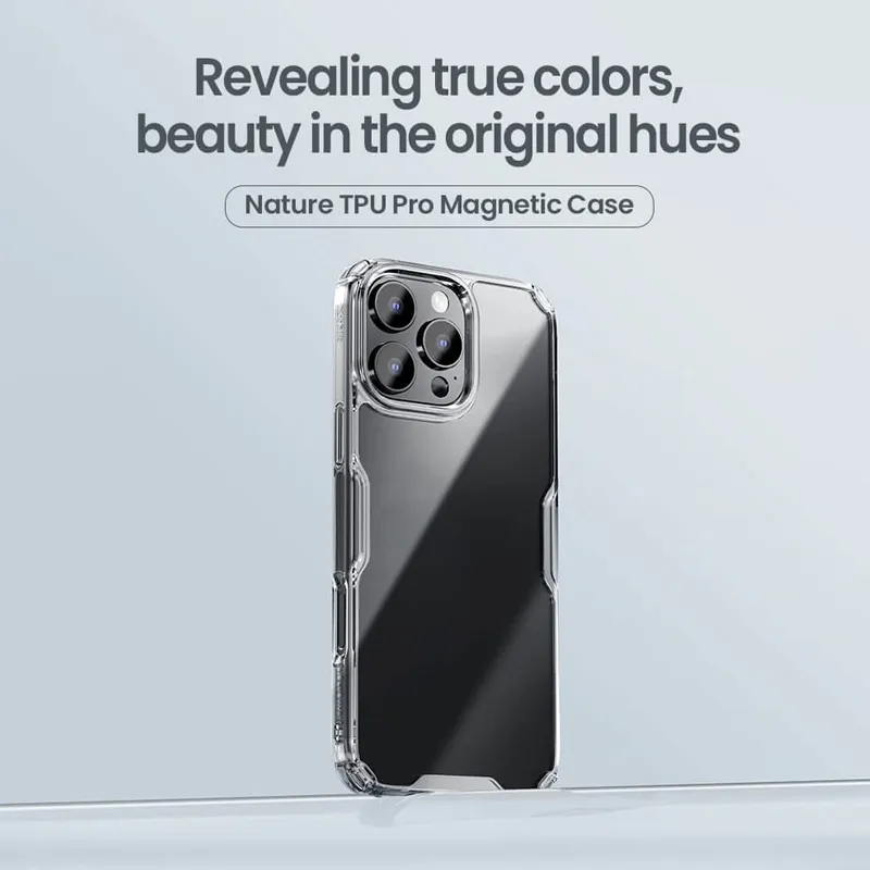 Futrola NILLKIN Nature Pro Magnetic za iPhone 16 Pro Max (6.9) bela