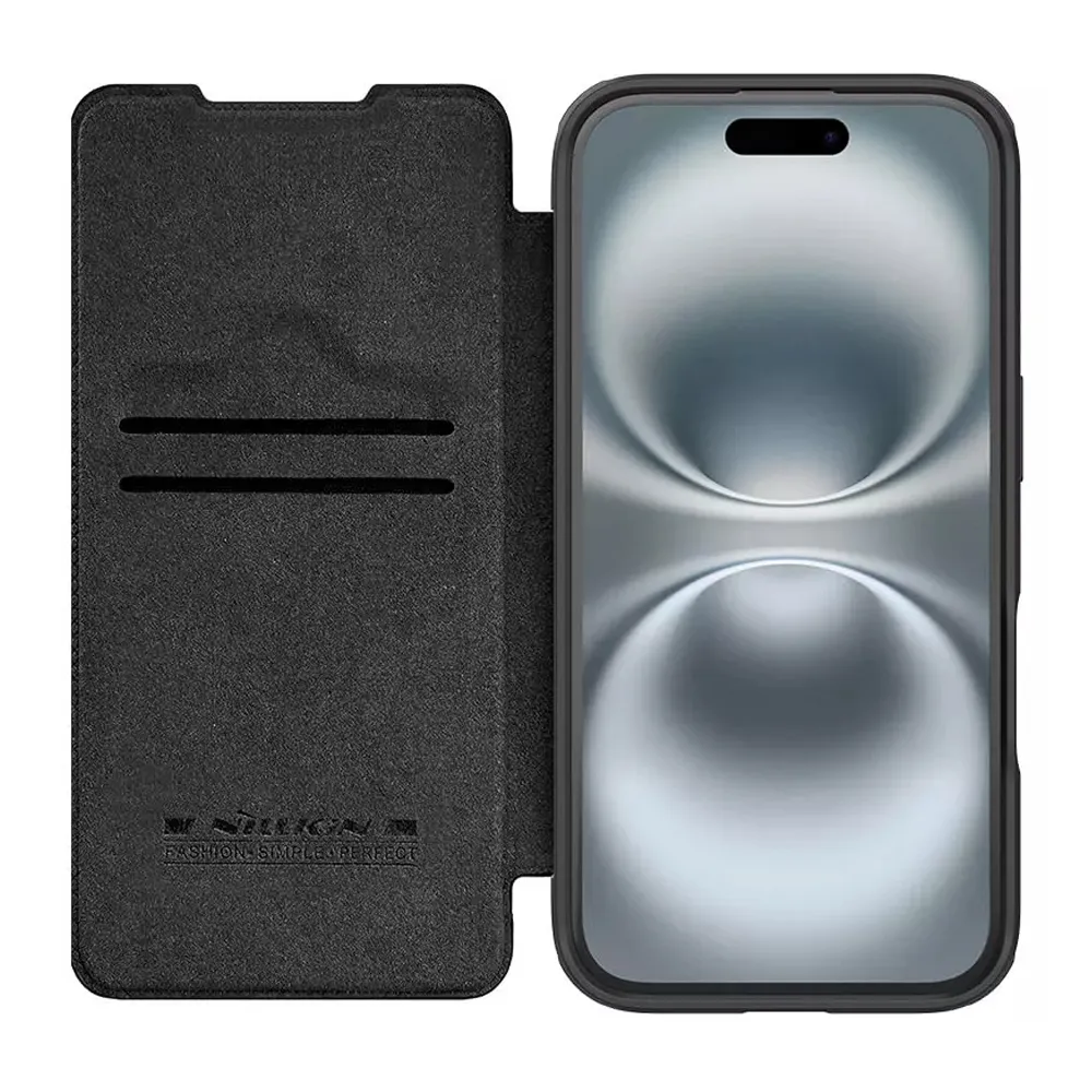 Futrola NILLKIN QIN Pro za iphone 16 (6.1) crna