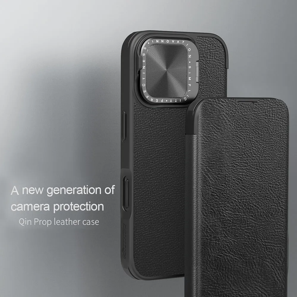 Futrola NILLKIN QIN Pro za iphone 16 (6.1) crna