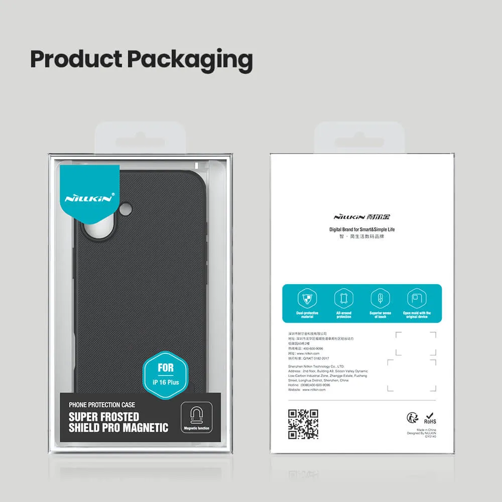Futrola NILLKIN Super Frost Pro Magnetic za Iphone 16 Plus (6.7) crna
