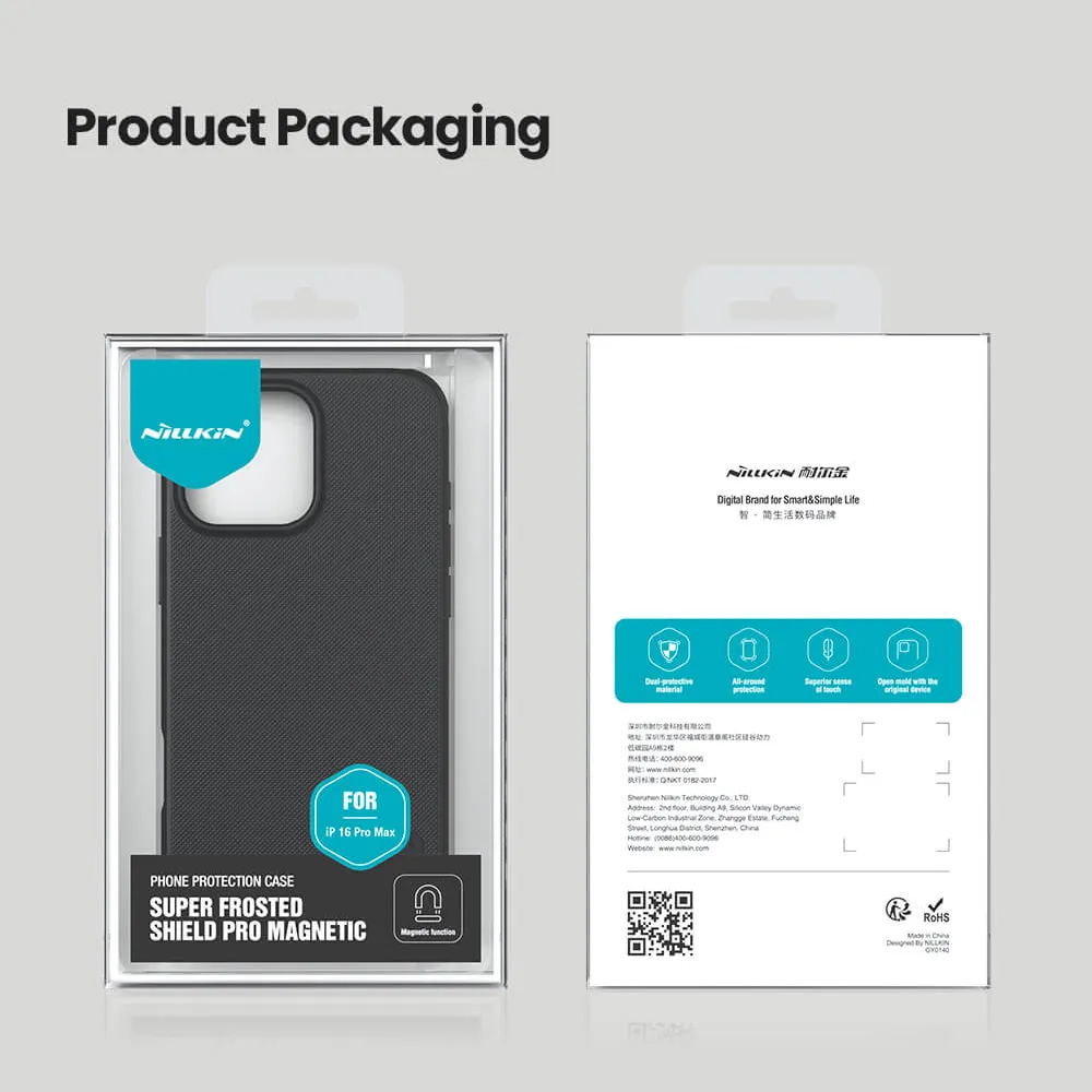 Futrola NILLKIN Super Frost Pro Magnetic za iPhone 16 Pro Max (6.9) crna