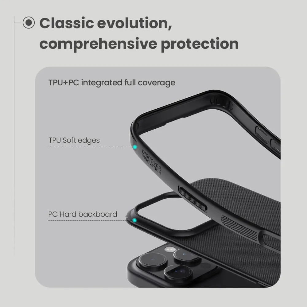 Futrola NILLKIN Super Frost PRO za iPhone 16 Pro (6.3) crna