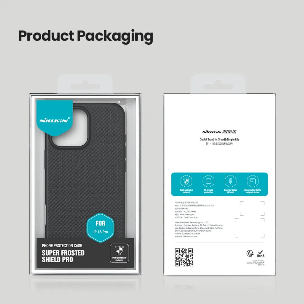Futrola NILLKIN Super Frost PRO za iPhone 16 Pro (6.3) crna