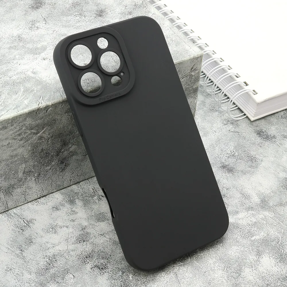 Futrola Silikon Pro Camera za iPhone 16 Pro Max (6.9) crna