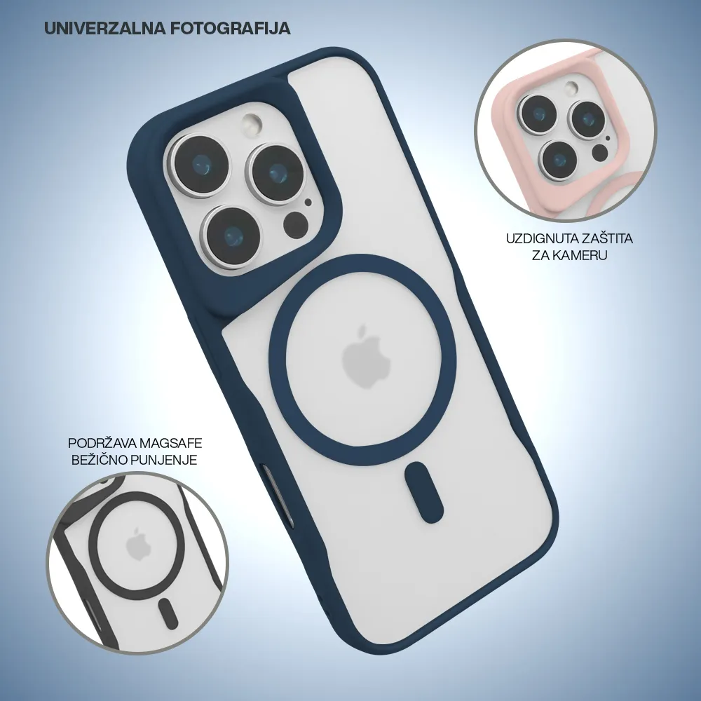 Futrola GRIP GUARD MagSafe za iPhone 15 Pro Max (6.7) roze