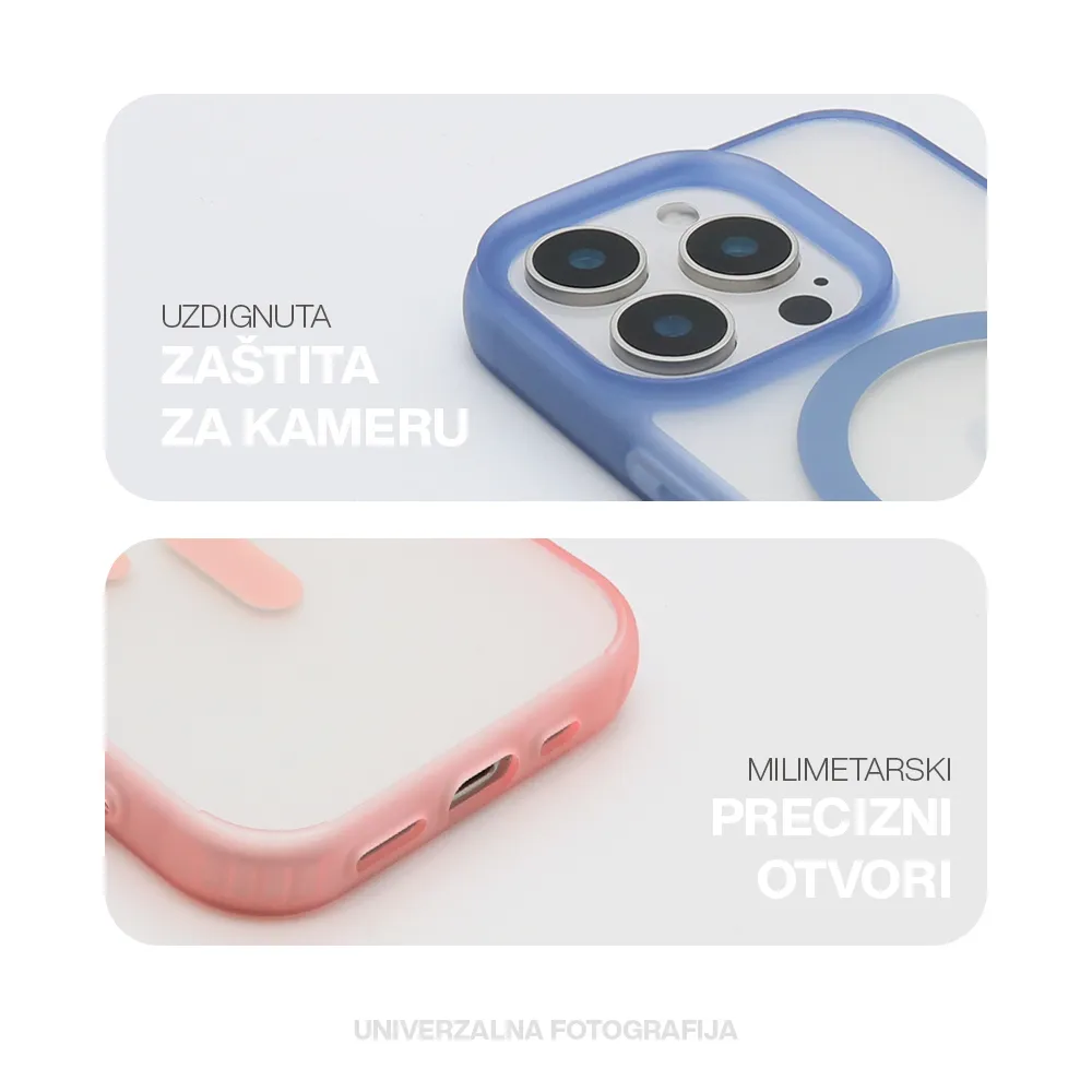 Futrola BLURRY MagSafe za iphone 16 (6.1) crna