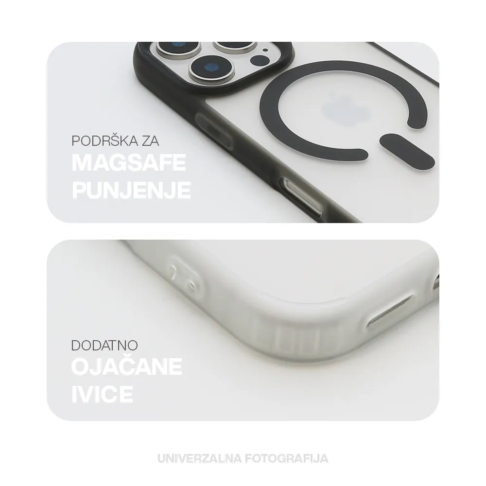 Futrola BLURRY MagSafe za iphone 16 (6.1) crna