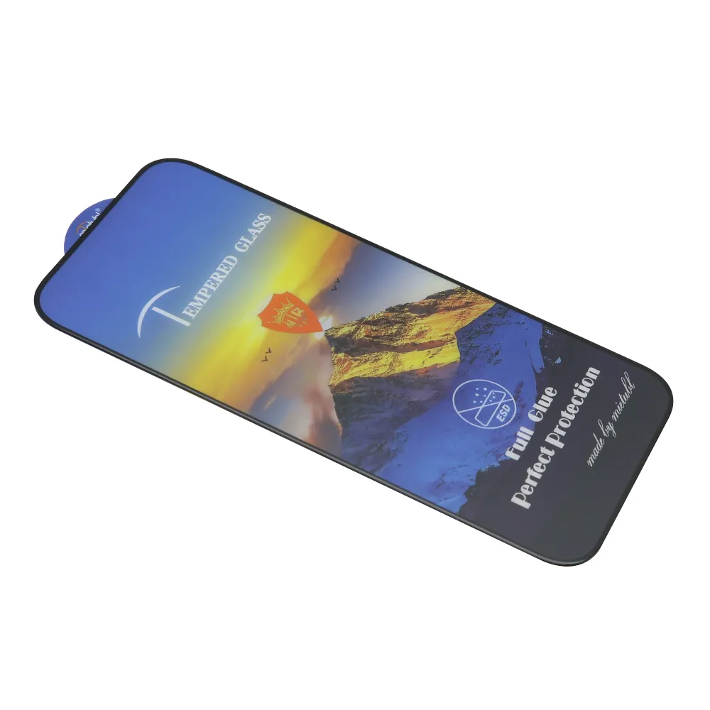 Folija za zastitu ekrana GLASS 2.5D za iPhone 15 (6.1)/iPhone 16 (6.1) crna