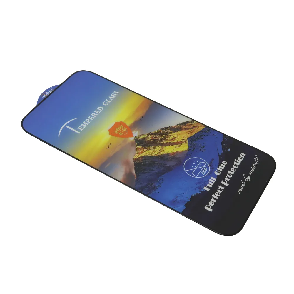 Folija za zastitu ekrana GLASS 2.5D za iPhone 15 Pro (6.1) crna